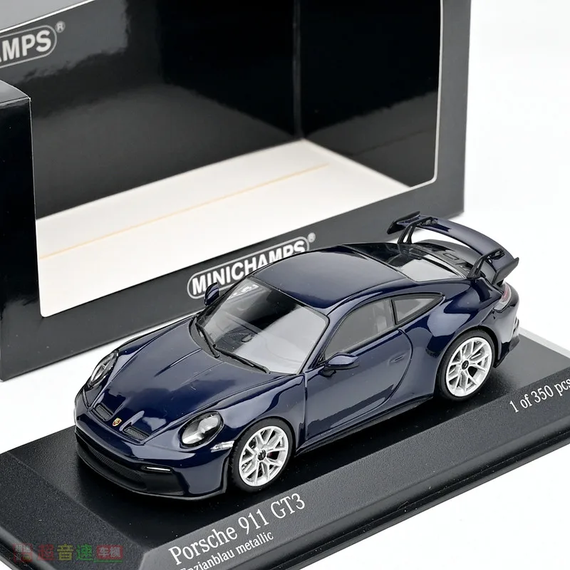 Diecast MINICHAMPS 1:43 Scale Porsche 911 992 GT3 2021 Alloy Car Model
