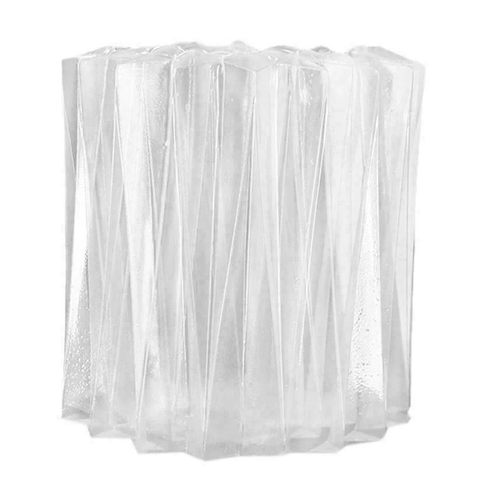 

Origami 3D Design Plastic Diy Chocolate Mousse Edge Fondant Border Transparent Side Tool Baking Supplies Edge Decorating Mold