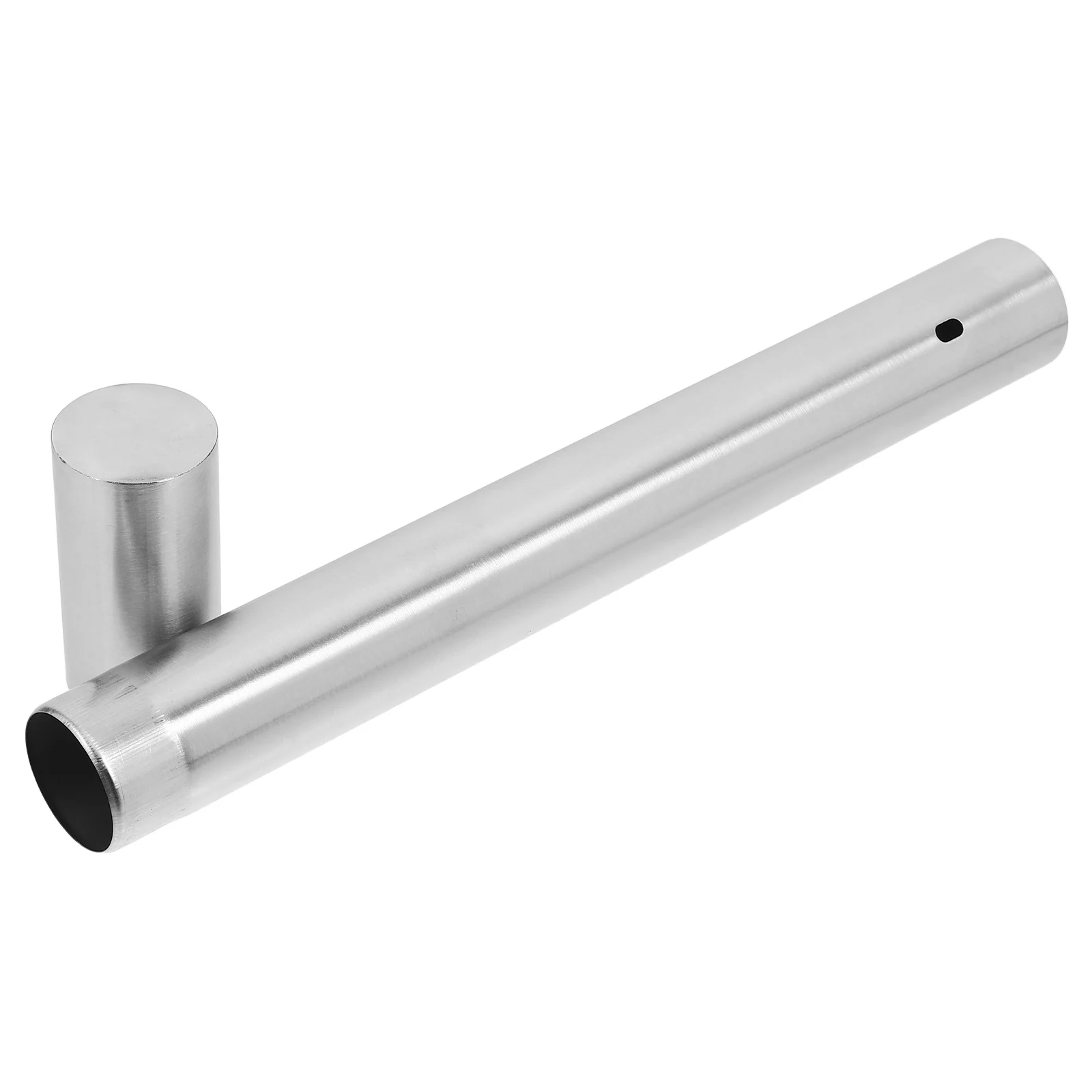 Stainless Steel Birth Certificate Tube Holder Vintage Diploma Storage Case for Graduation Keepsake Scroll Display Metal Box Cap