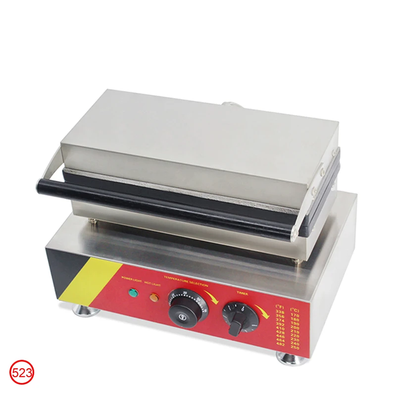 220V Cartoon Kitten/Bear-Shaped Waffle Maker, 1.5 kW Electric Waffle Maker, Stainless Steel Custom Mold Waffle Maker