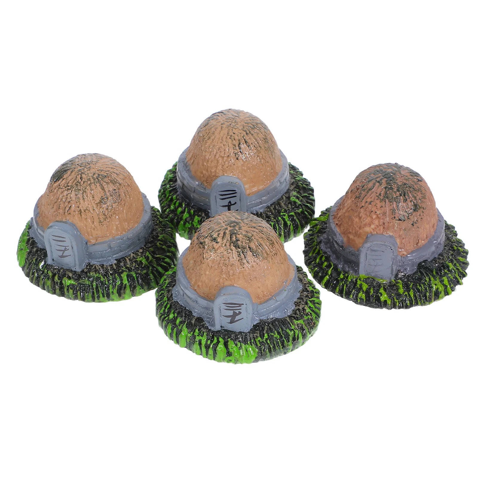 

4Pcs Miniature Tombstone Decorations for Sand Tray Therapy - Realistic Graveyard Set with Fine Craftsmanship Ideal Professional