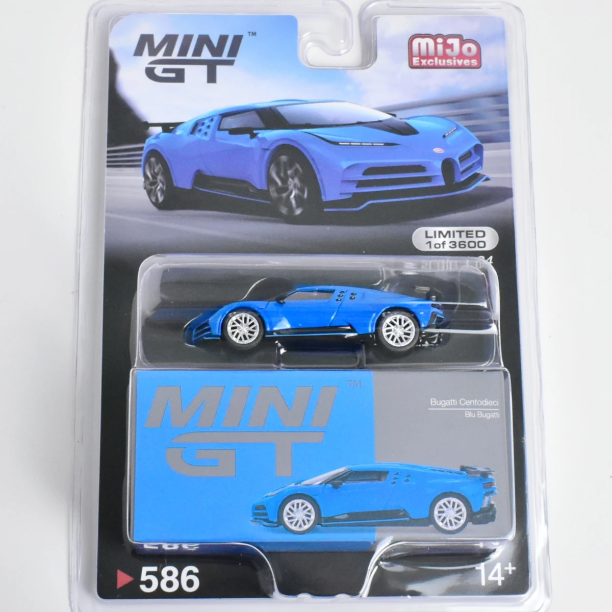 

Миниатюрная модель автомобиля Bugatti Centodieci, американское издание, 1:64, 586