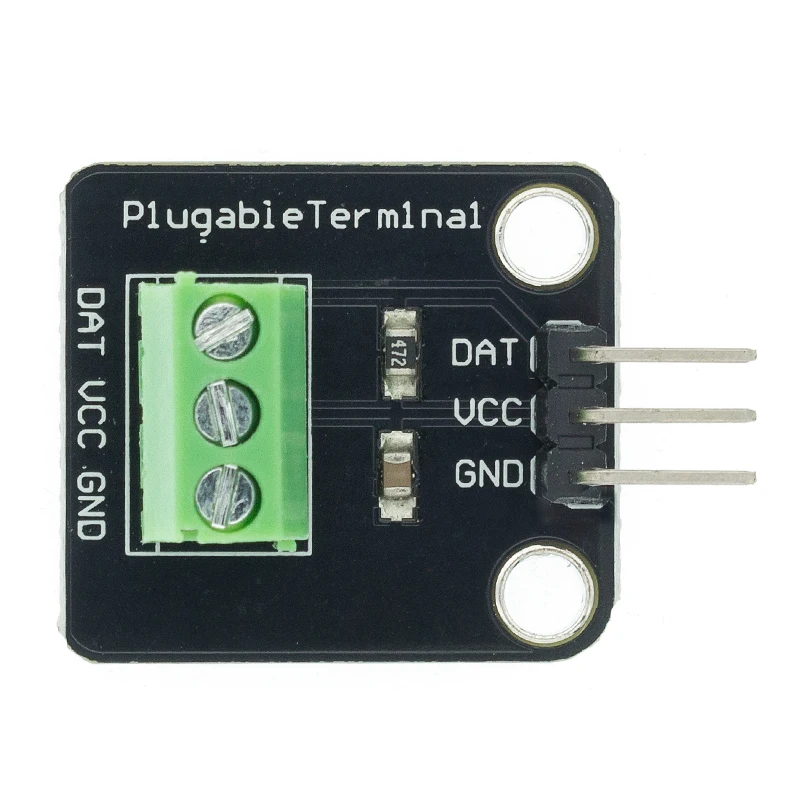 DS18B20 Temperature Sensor Module Kit Waterproof 100CM Digital Sensor Cable Stainless Steel Probe Terminal Adapter For Arduino