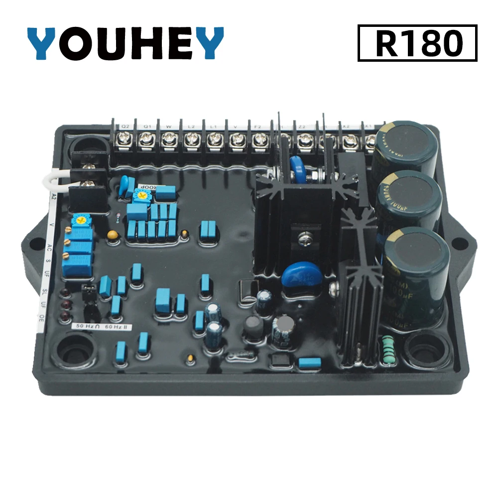 R180 AVR Original Automatic Voltage Regulator Leroy Smoer Brushless Diesel Generator Voltage Stabilizer Genset Spare Parts