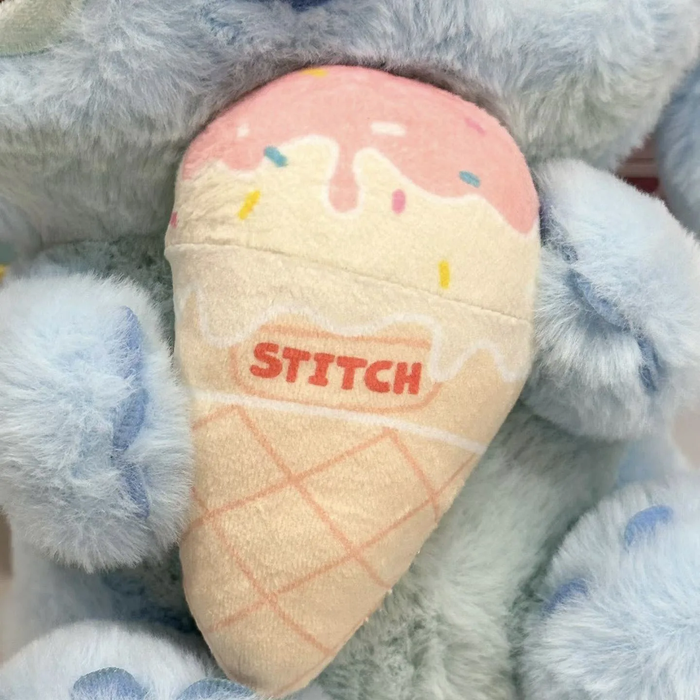 25 ซม. Kawaii Ice Cream Stitch ตุ๊กตาของเล่นอะนิเมะตุ๊กตายัดไส้ตุ๊กตาหมอนสบายโซฟาเบาะตกแต่งวันหยุดของขวัญสําหรับเพื่อน
