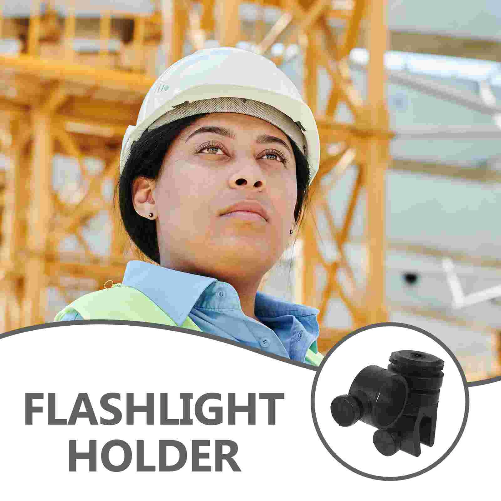 Support de Bonnet avec Lumière LED, Clips de Lampe de Poche, Cintre Rigide en Plastique