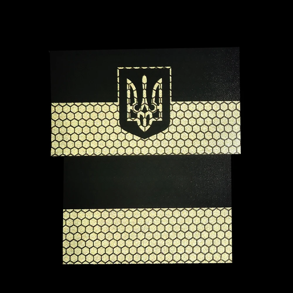 أوكرانيا العلم الأوكراني شارة الأشعة تحت الحمراء التصحيح هوك وحلقة شارات ملصق القماش العسكرية شريط التكتيكية Ukr العلم لحقيبة الظهر