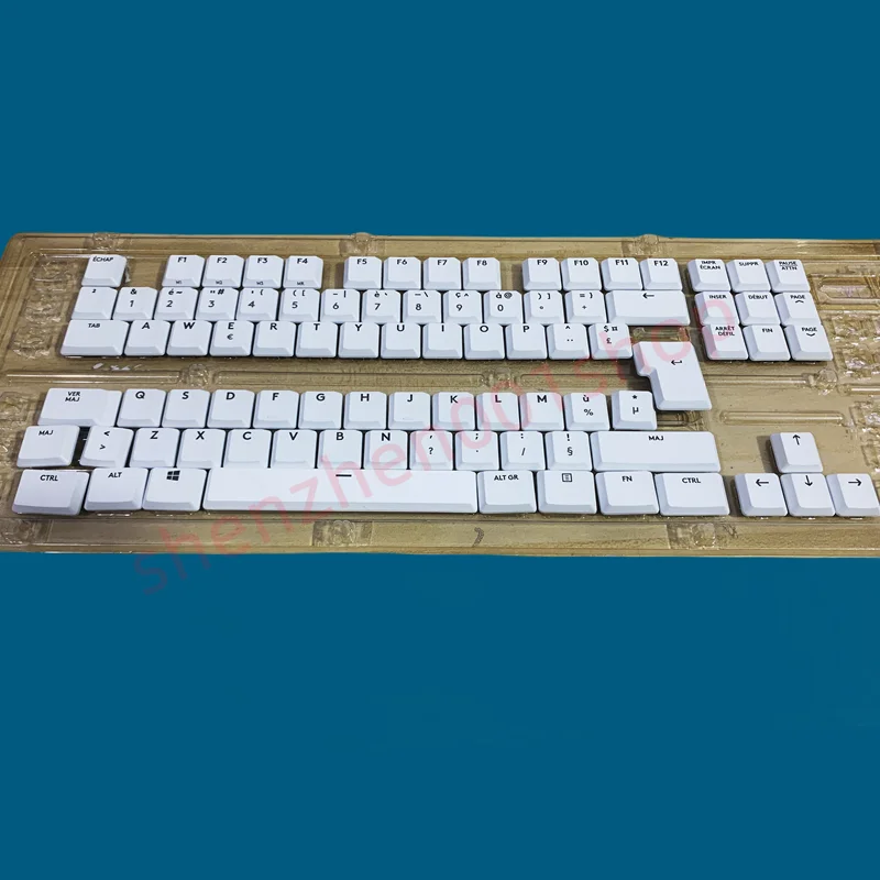 AZERTY French Layout Original replacement  complete set of 87 key caps for Logitech G913TKL G915TKL