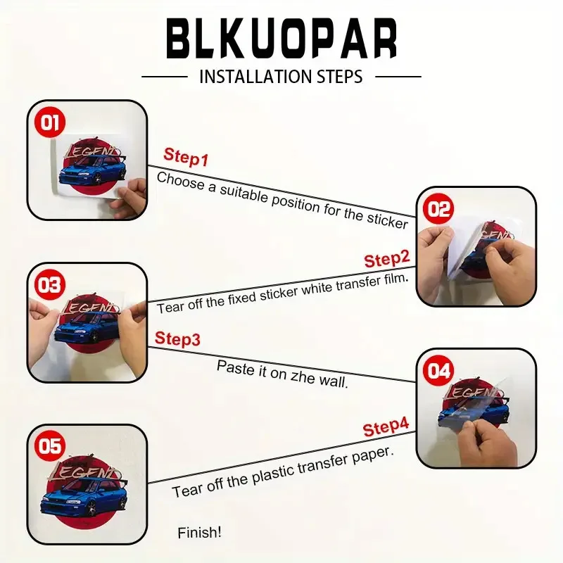 5.1Inch Red Eye Automobile Sticker