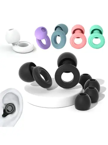 Loop Ear Plugs Sleeping Noise Canceling Ear Plugs Waterproof Swimming Silicone Ear Breed Stuffer Children's Hear Protector