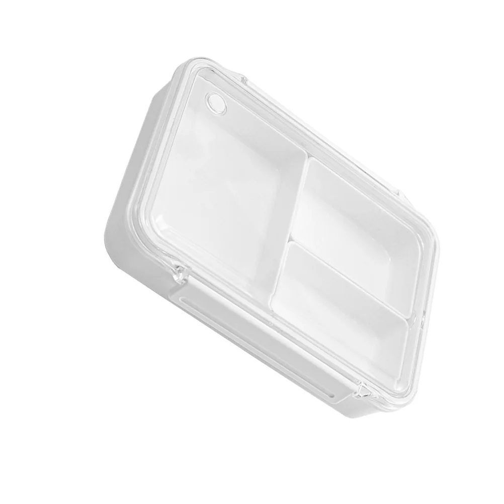

1pc Microwave Safe Lunch Box Bpa Free Compartment Portable Food Container For Adults Dishwasher Safe Plastic Bento Box