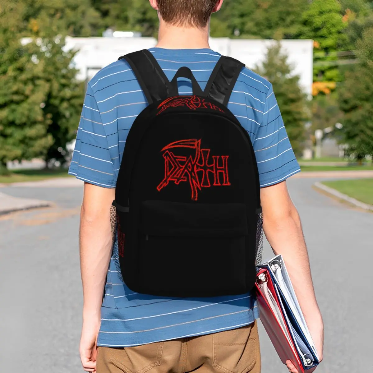 Sac à dos avec Logo Death Band pour étudiants, garçons et filles, cartable d'école pour enfants, sacs à bandoulière pour ordinateur pour hommes et femmes