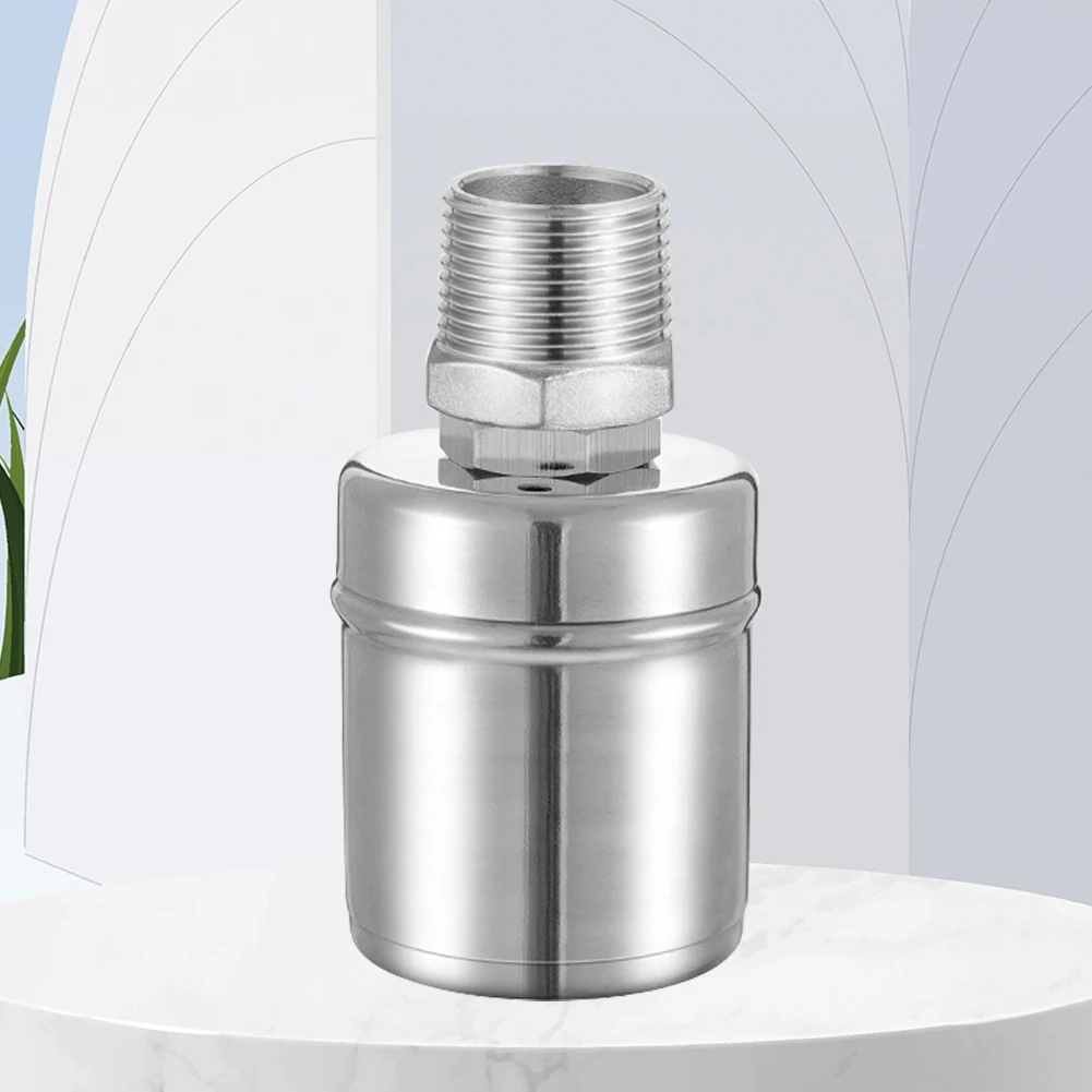 

1/2 3/4 1Inch Floating Ball Valve 304 Stainless Steel Float Ball Valve Water-Saving Corrosion-Resistant for Kitchen Stove Faucet