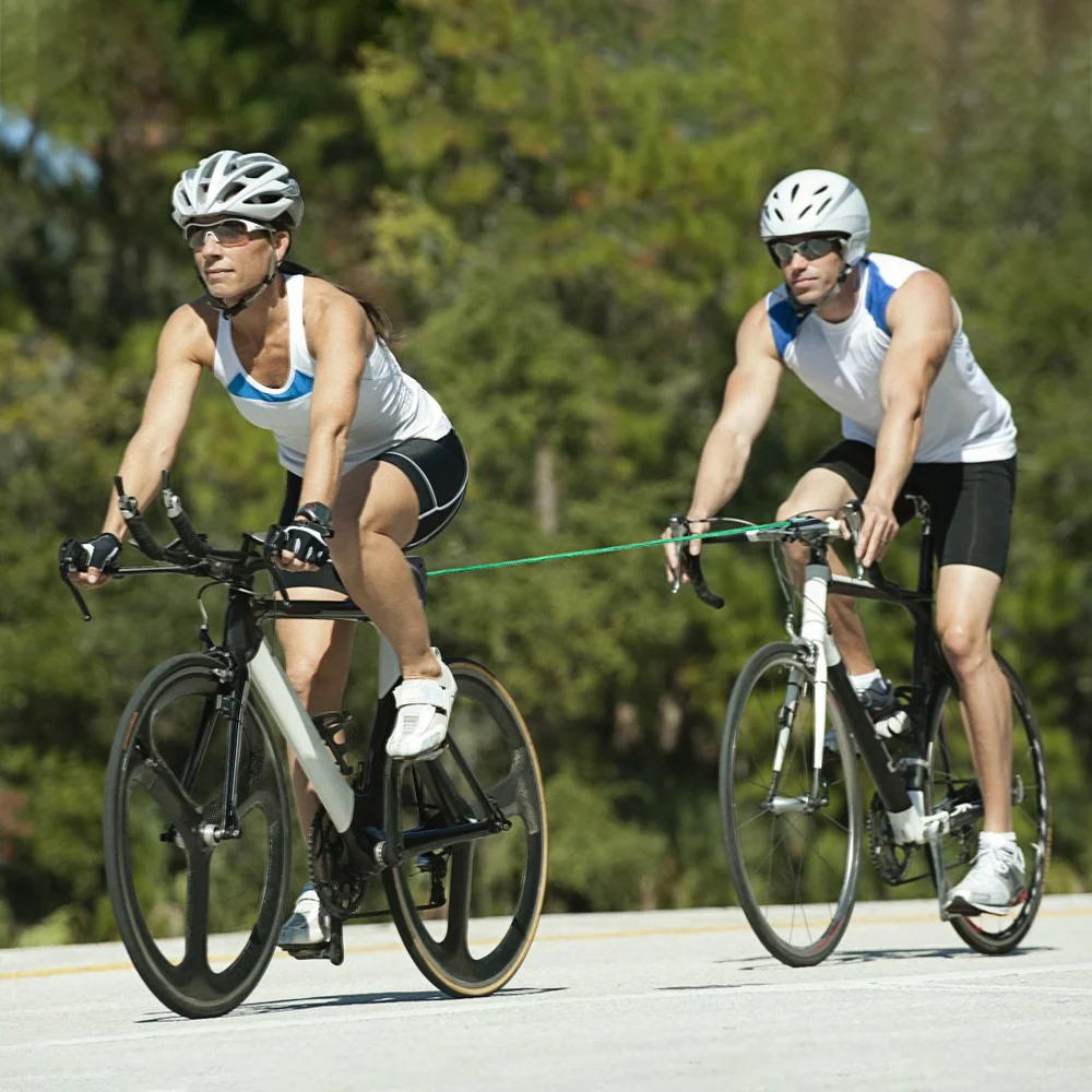 Модернизированный велосипедный буксирный трос TTPRO, нейлоновый композитный материал, компактная автоматическая усадка для буксировки и буксировки, простая установка