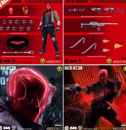 

Original Mezco Toyz Red Hood 1:12 Limited Edition Nycc 2025 Jason Todd Batman In Stock Anime Action Collection Figures Model Toy