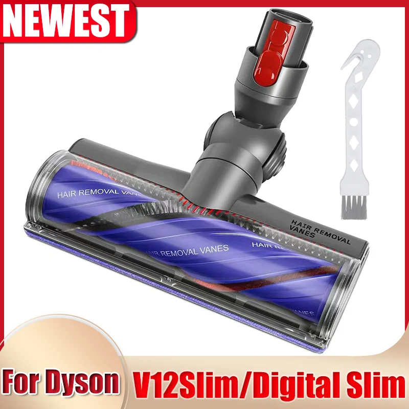 For Dyson V12Slim / Digital Slim Vacuum Cleaner Anti Entangleme Direct Drive Brush Head , Motorhead Brush Turbine Tool