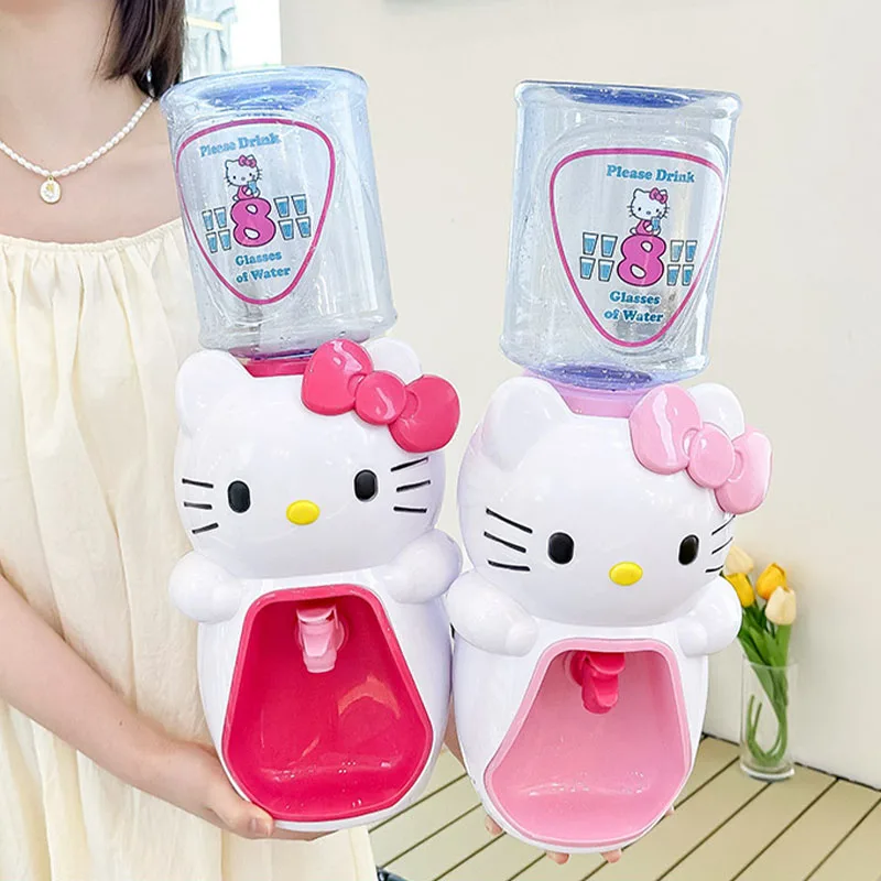 

Sanrio Kawaii Hello Kitty Water Dispenser Anime Cartoon Student Office Worker Creative Desktop Fun Mini 2L Water Dispenser Girl