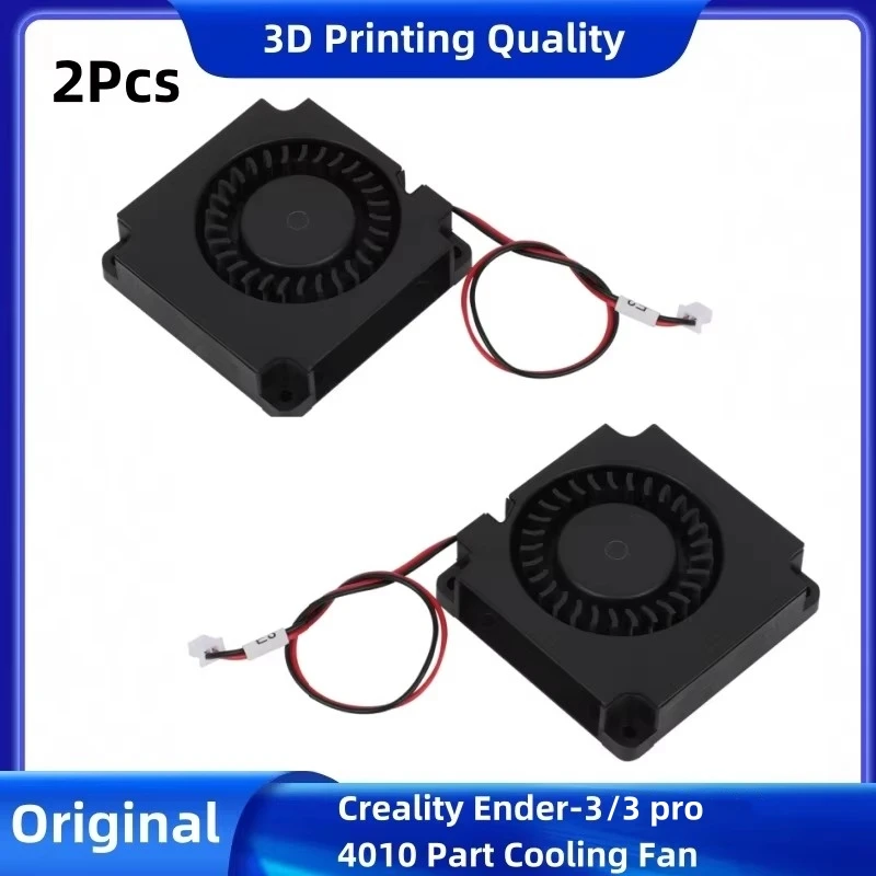 

Original 4010 Fans DC 24V Extruder Hot End Fan and DC 24V Turbo Fan for Creality Ender 3 / Ender 3 Pro 3D Printer