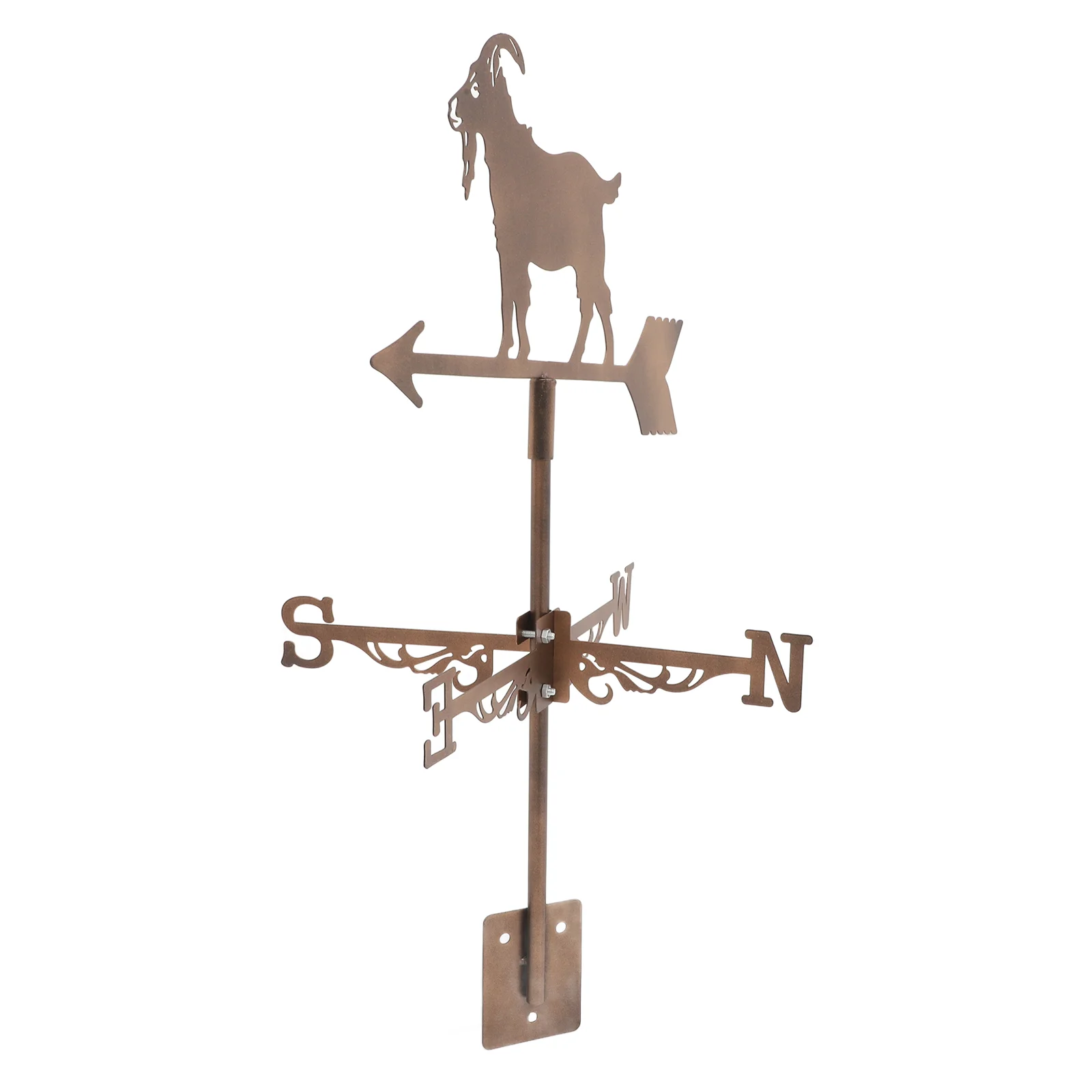 

Outdoor Decorative Weather Vane Fall outside Roof Weathervane Animal Wind Direction Indicator Metal