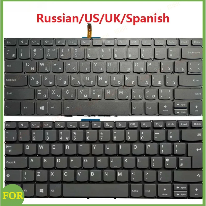 NEW For Lenovo Ideapad 3-14ADA05 3-14ARE05 3-14IGL05 Russian/US/UK/Spanish/Latin laptop keyboard