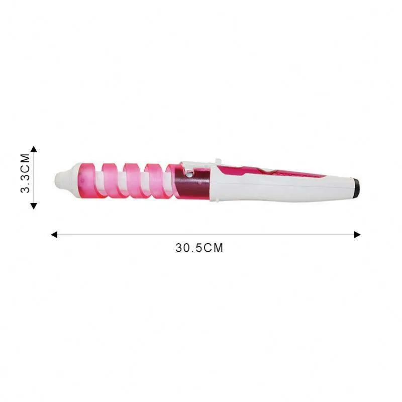 New women's fashion high-end portable automatic spiral curling tongs Easy to operate wave curling tongs