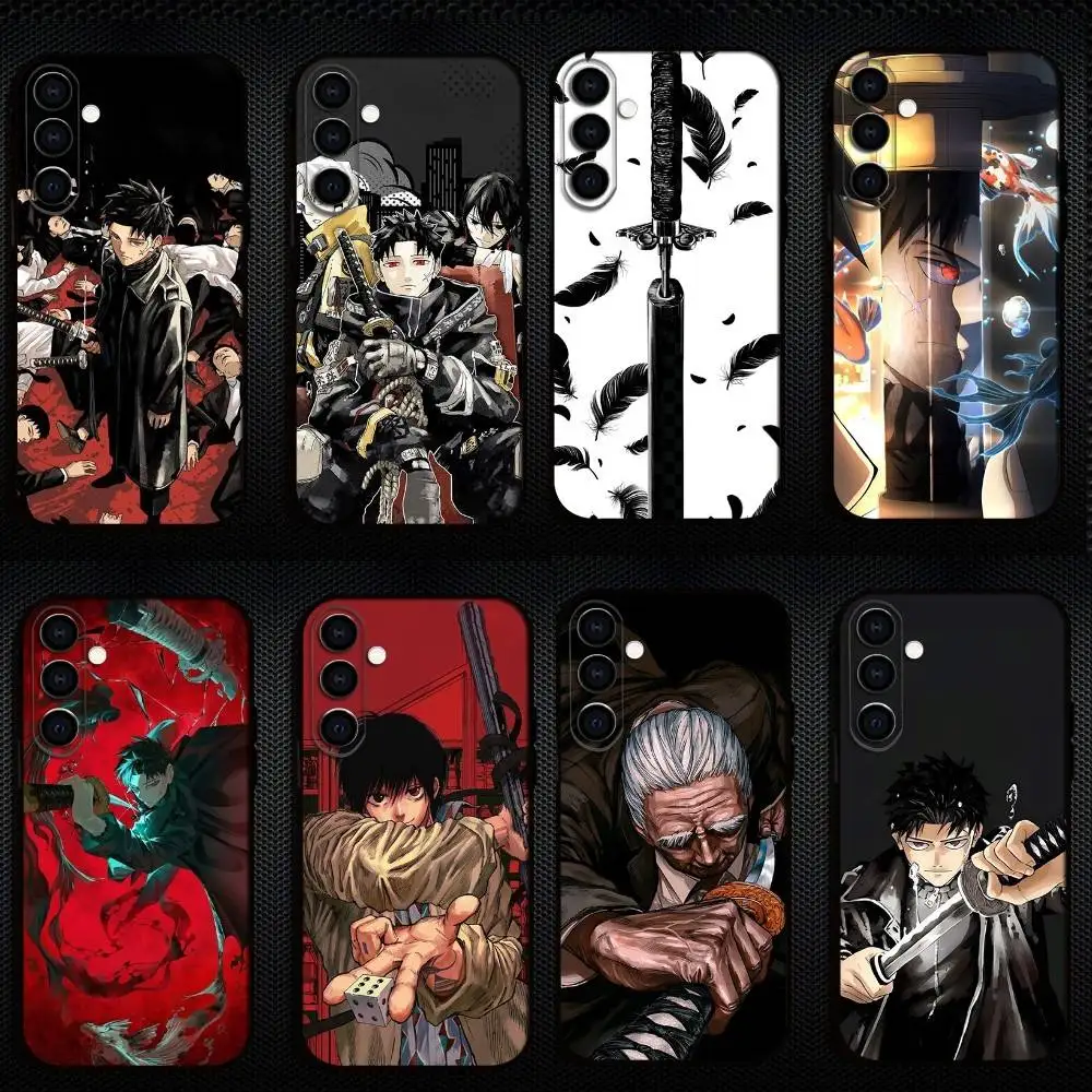 

Kagurabachi Anime Phone Case For Samsung Galaxy A73,A72,A71,A70,A53,A52,A51,Others Soft Black Shell