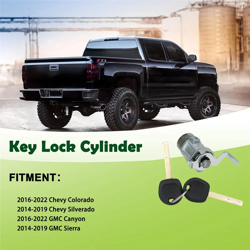 

Rear Tailgate Lock Cylinder For Chevy Silverado GMC Sierra Canyon Car Accessories