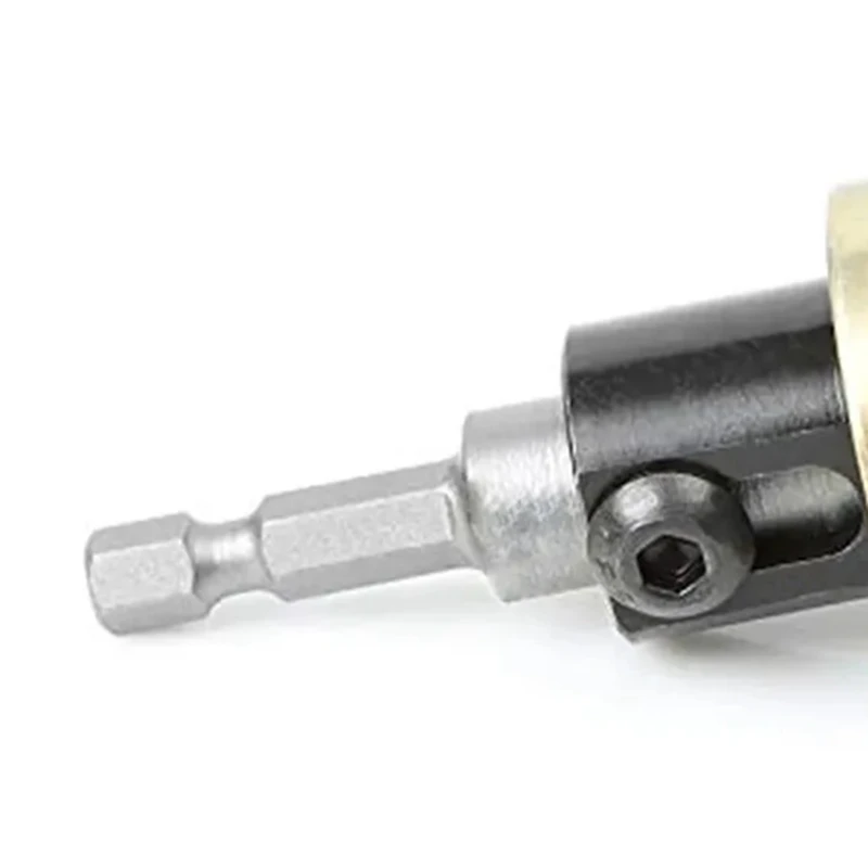 Punte da trapano svasatore per lavorazione del legno WFF da 82 gradi con punta in metallo duro con arresto di profondità regolabile senza cuscinetto a sfere di spinta