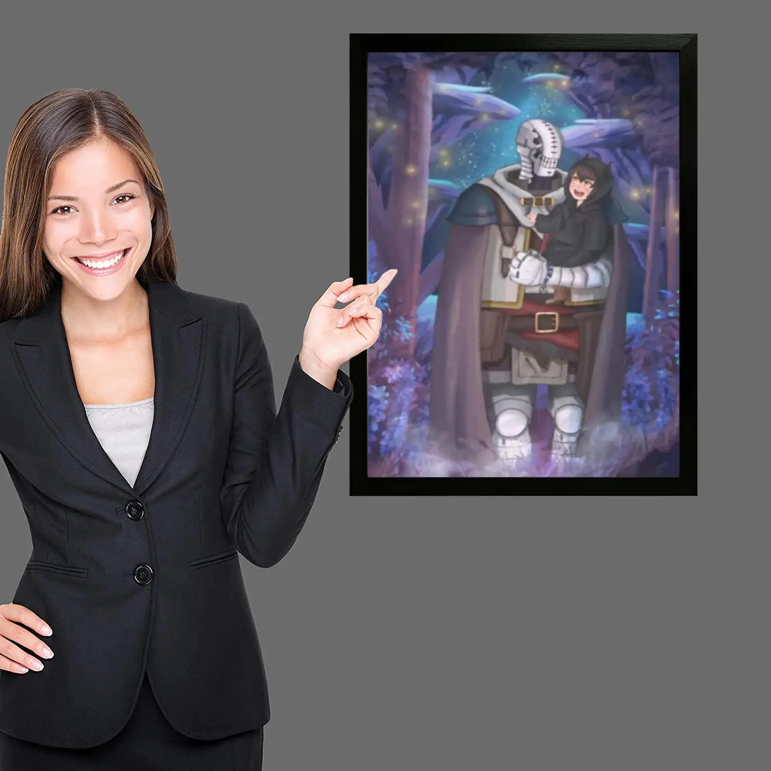 ملصق فني من القماش على شكل روح الغابة من سومالي وفن جداري، طباعة صور، ديكور غرفة نوم عائلية حديثة، لوحة زخرفية #4