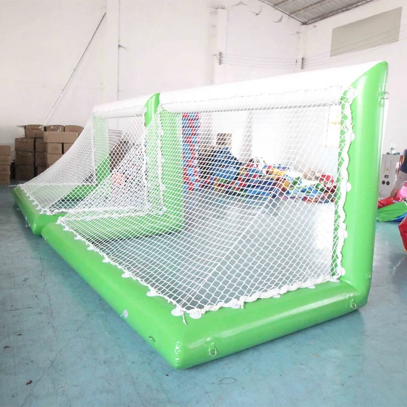 Hot Sale Air Sealed Kids And Adults Water Play Games Inflatable Water Polo Soccer Goal For Sale