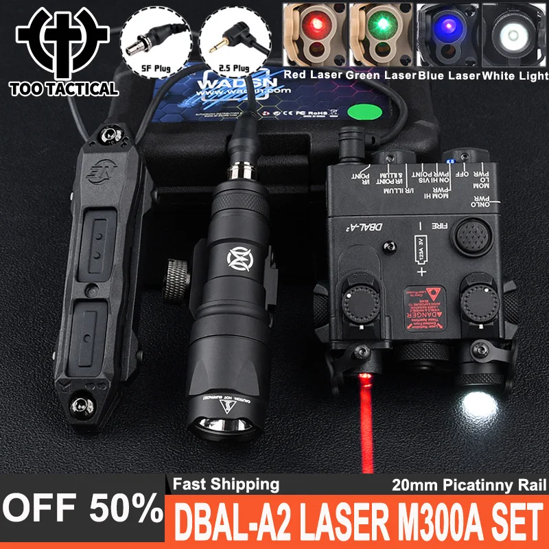 

Wadsn Tactical DBAL-A2 Red Green Blue Dot Laser Indicator Weapon Hunting M300A MINI Spotlight Pressure Switch Fit M-lok Keymod