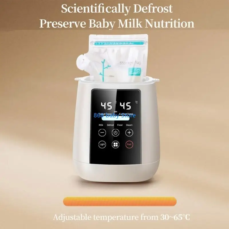 Scaldabiberon digitale 29EE Scaldalatte 6 in 1 Scaldalatte rapido, sicuro e conveniente Leggero per mamme impegnate