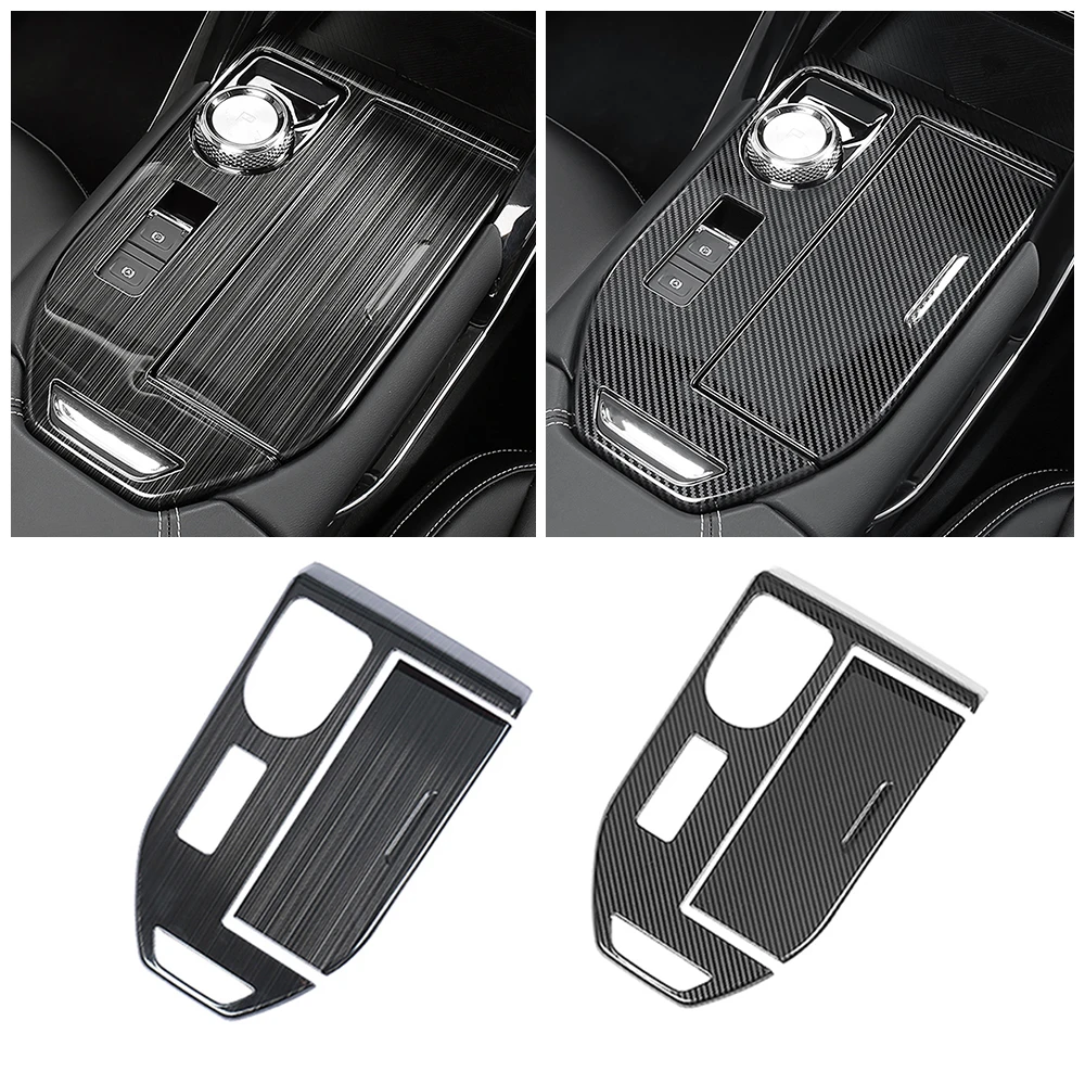 For Haval H6 3rd Gen 2021-2024 LHD Center Control Gear Shift Panel Frame Storage Cover Sticker Decoration Trim Interior Modify