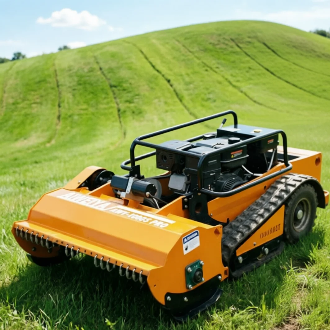 Customized Mountain Farm Flail Mower Rough Ground Adaptable Lawn Mower Thick Stem Grass Cutting Lawn Mowers