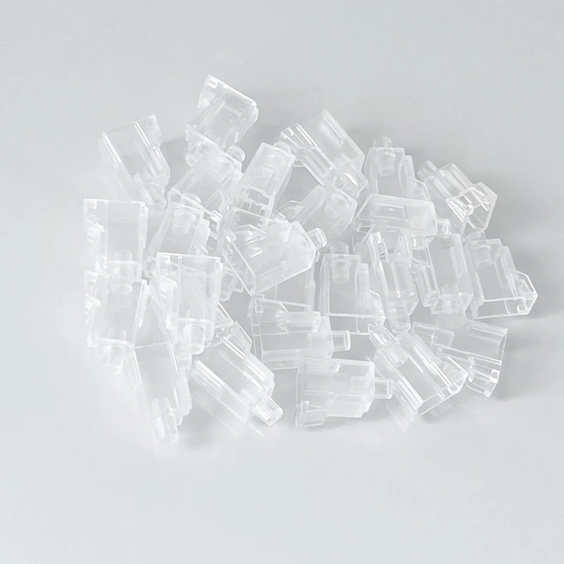 COMNEN 50/100 Uds LC herramienta de fibra óptica conector de cubierta antipolvo tapa protectora de polvo Pc para Cable de conexión óptica tapa de fibra óptica