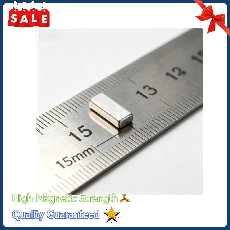 Super Strong 15x5x3mm Neodymium Magnet Square Block NdFeB Permanent Magnet For DIY Handmade Gift Box Packaging Crafts
