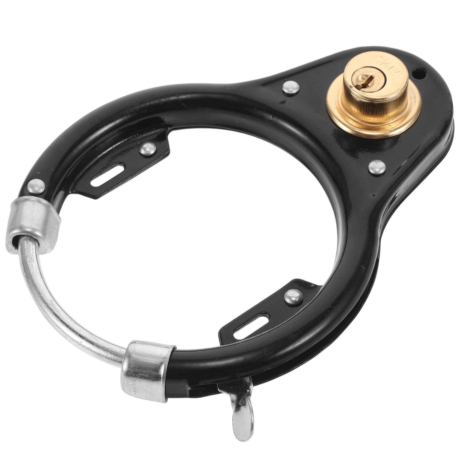 

Bike Lock Multi-Functional Cycling Lock Zinc Alloy Steel Material Sturdy Durable Easy Install Use for Bikes Motorcycles Beach