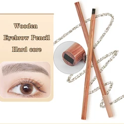 Wood Brown Eyebrow Pencil Womens Makeup Long Lasting Cosmetics Korean Professional Full High Quality Black Eyebrow Enhancers