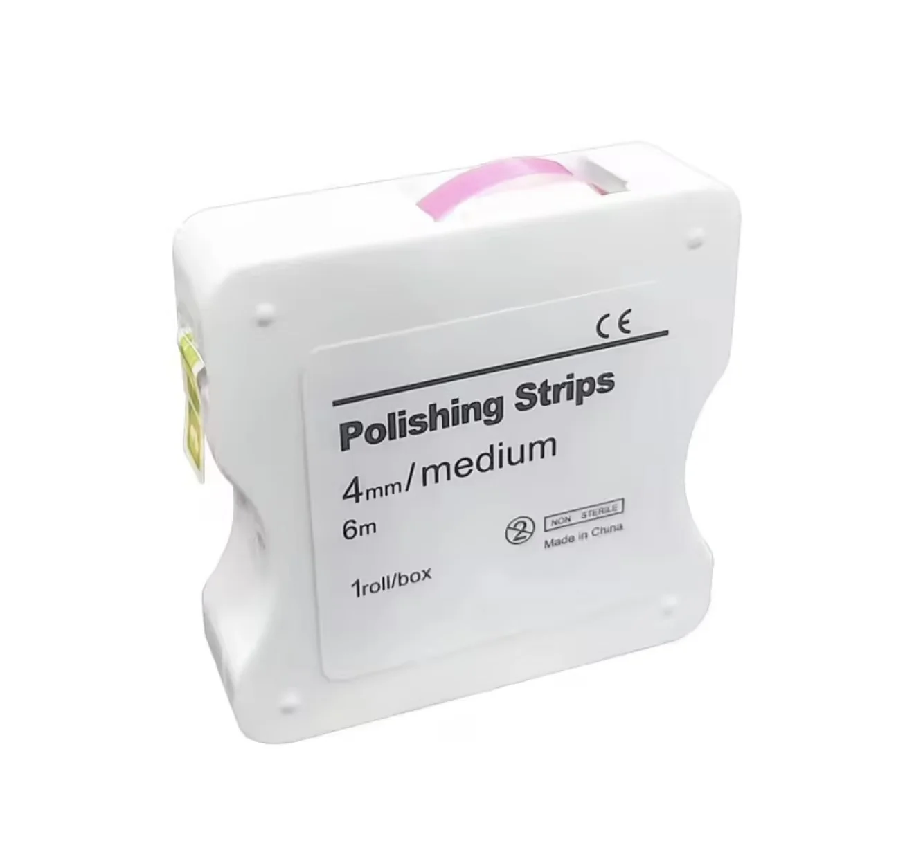 DENILK 1pc Dental Interproximal Resin Tooth Finishing Polishing Strips 4mm*6m Fine/Medium