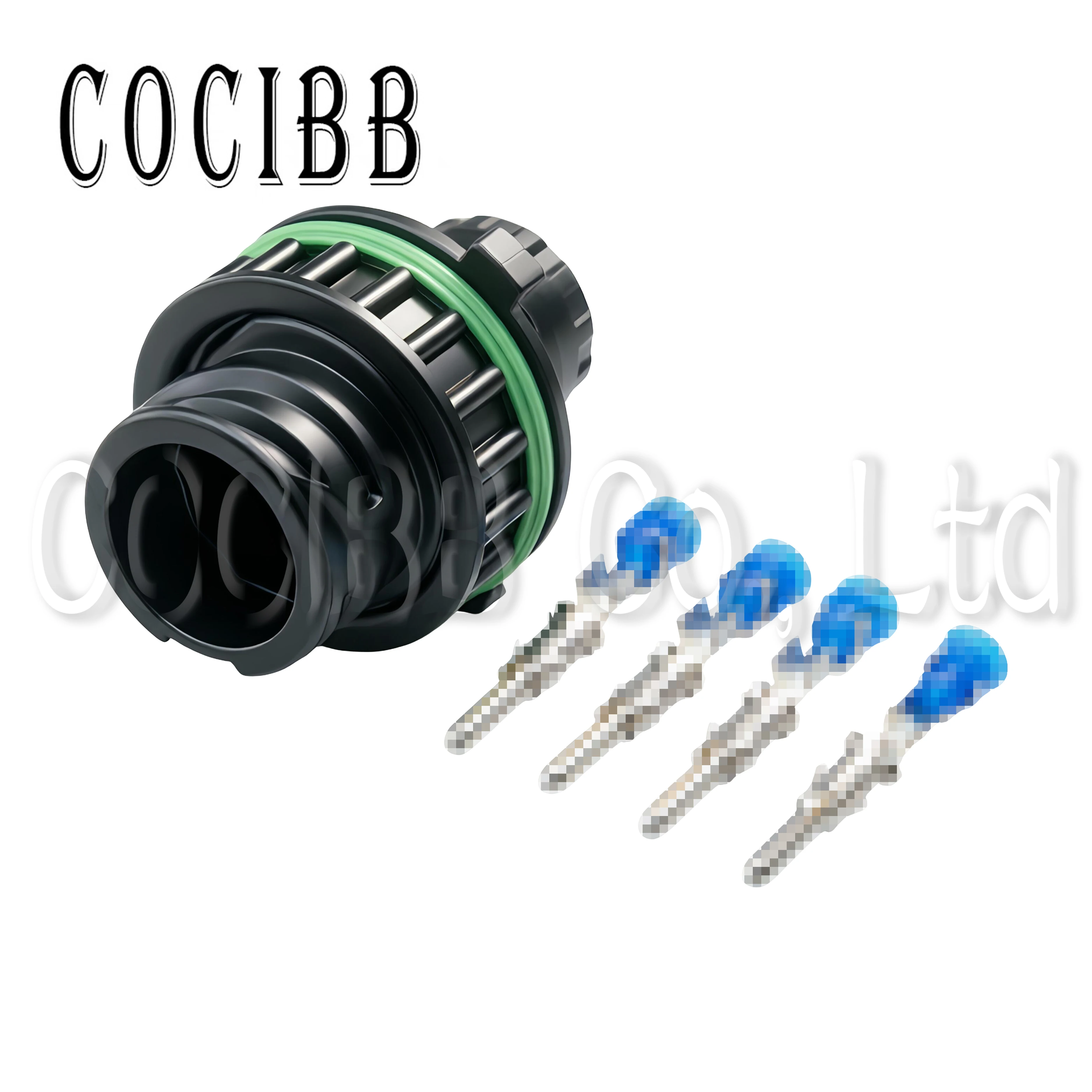 1 Juego de Conectores Sellados de 4 Pines para Sensor de Velocidad y Odómetro, Macho y Hembra, para Tyco HOWO A7 1-967402-1 1-967325-1