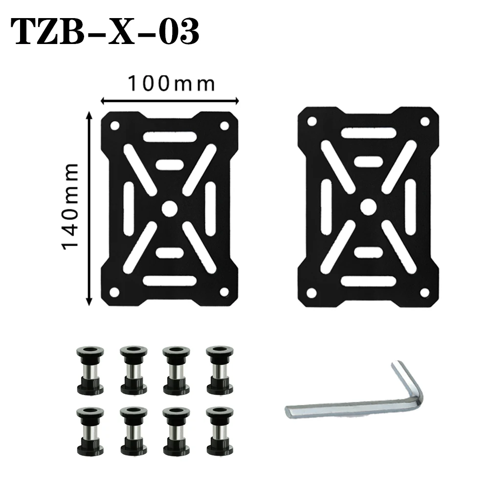 Aluminum Alloy Quick Release Motorcycle Bracket Universal 28-100L Trunk L Side Box Mount for Multifunctional Tool Box Mods view 6