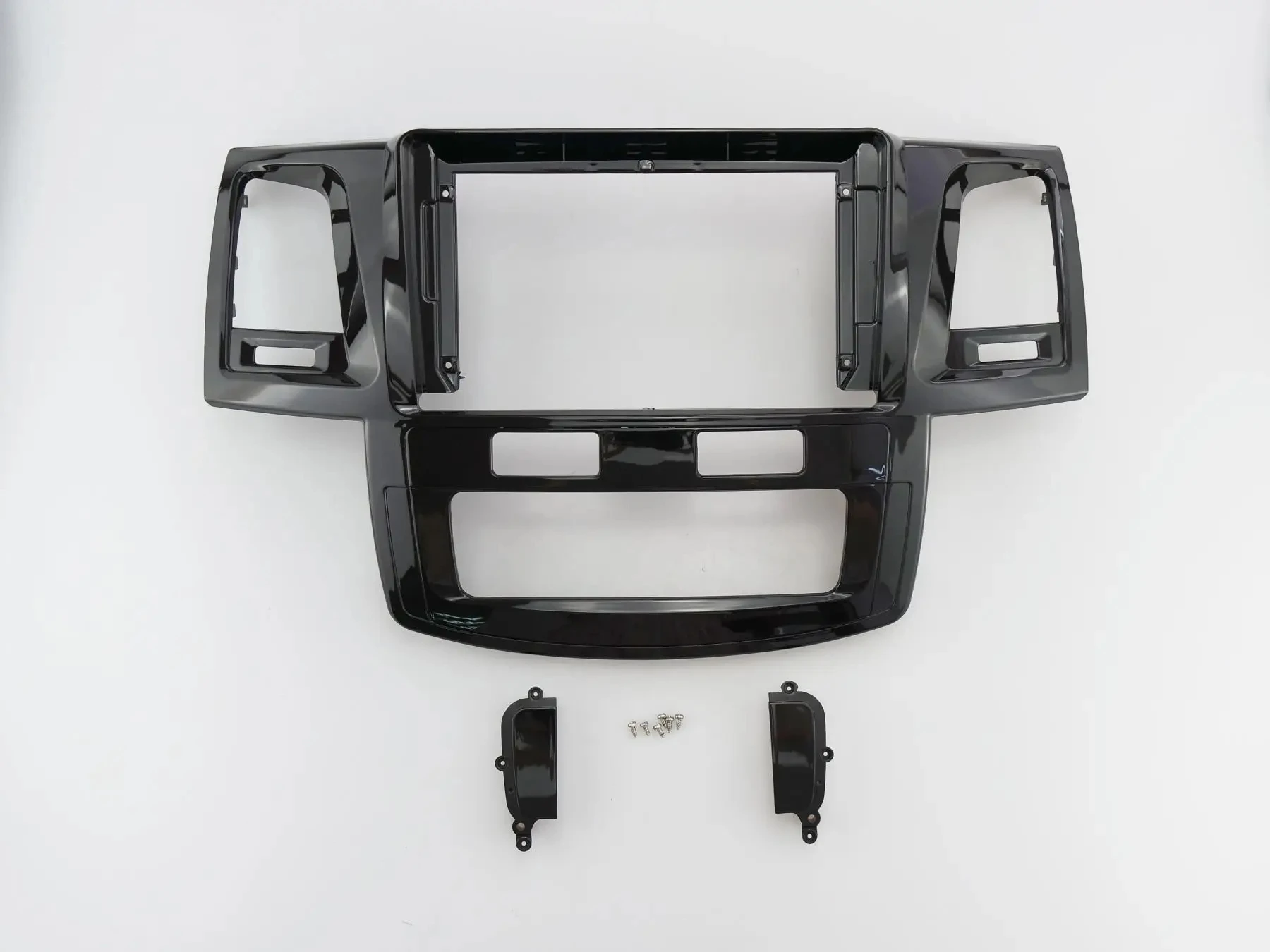 9 Inch Car Frame Fascia Adapter For Toyota Fortuner Hilux Vigo Android Radio Dash Fitting Panel Kit 2005-2015