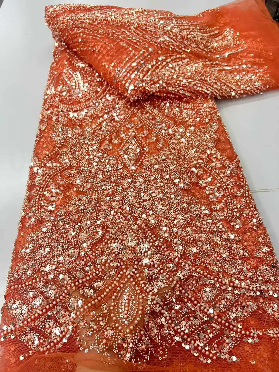 african sequin lace dress Addunola Elegant Yellow Asymmetrical Neckline African Sequin Lace
