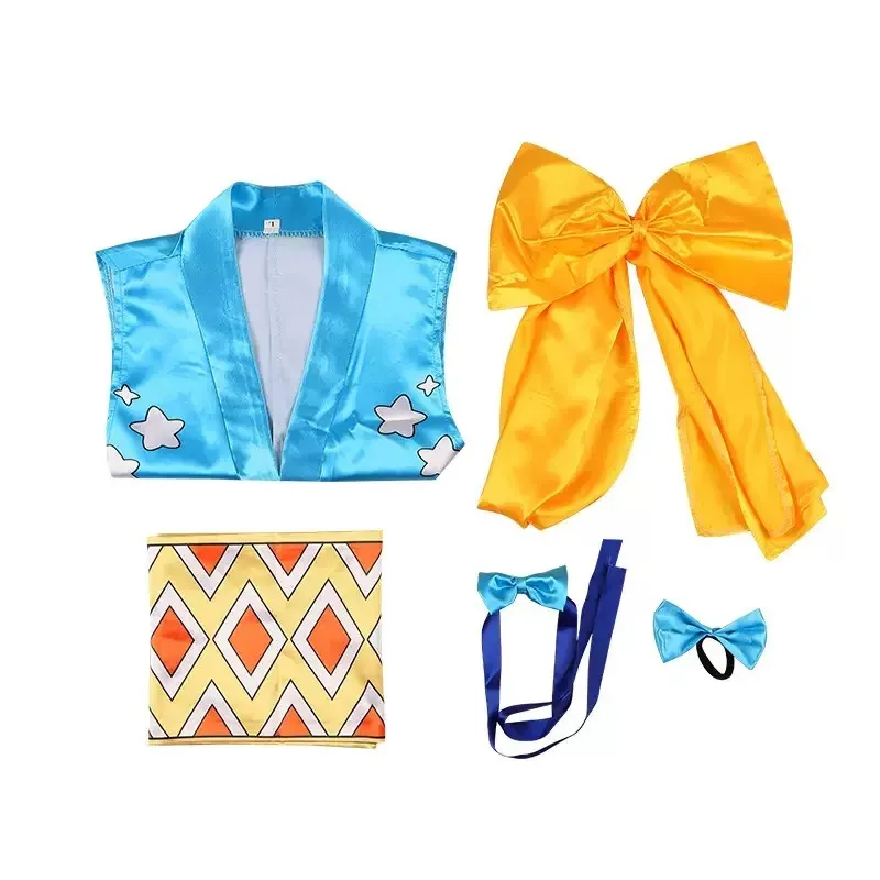 2025 aaa 애니메이션 나미 코스프레 의상 기모노 드레스 와노국 할로윈 의상 여성용 베스티도 롤플레이 슈트 의류