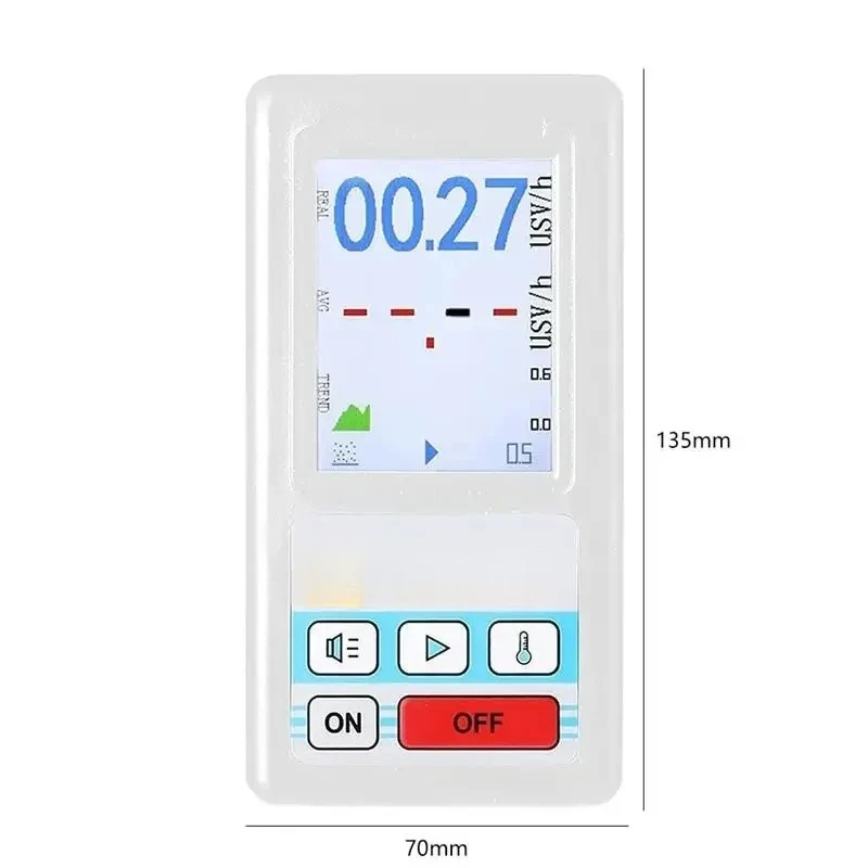

Counter Nuclear Electromagnetic Radiation Detector Personal Dosimeter Beta Gamma Detector LCD Radioactive Tester