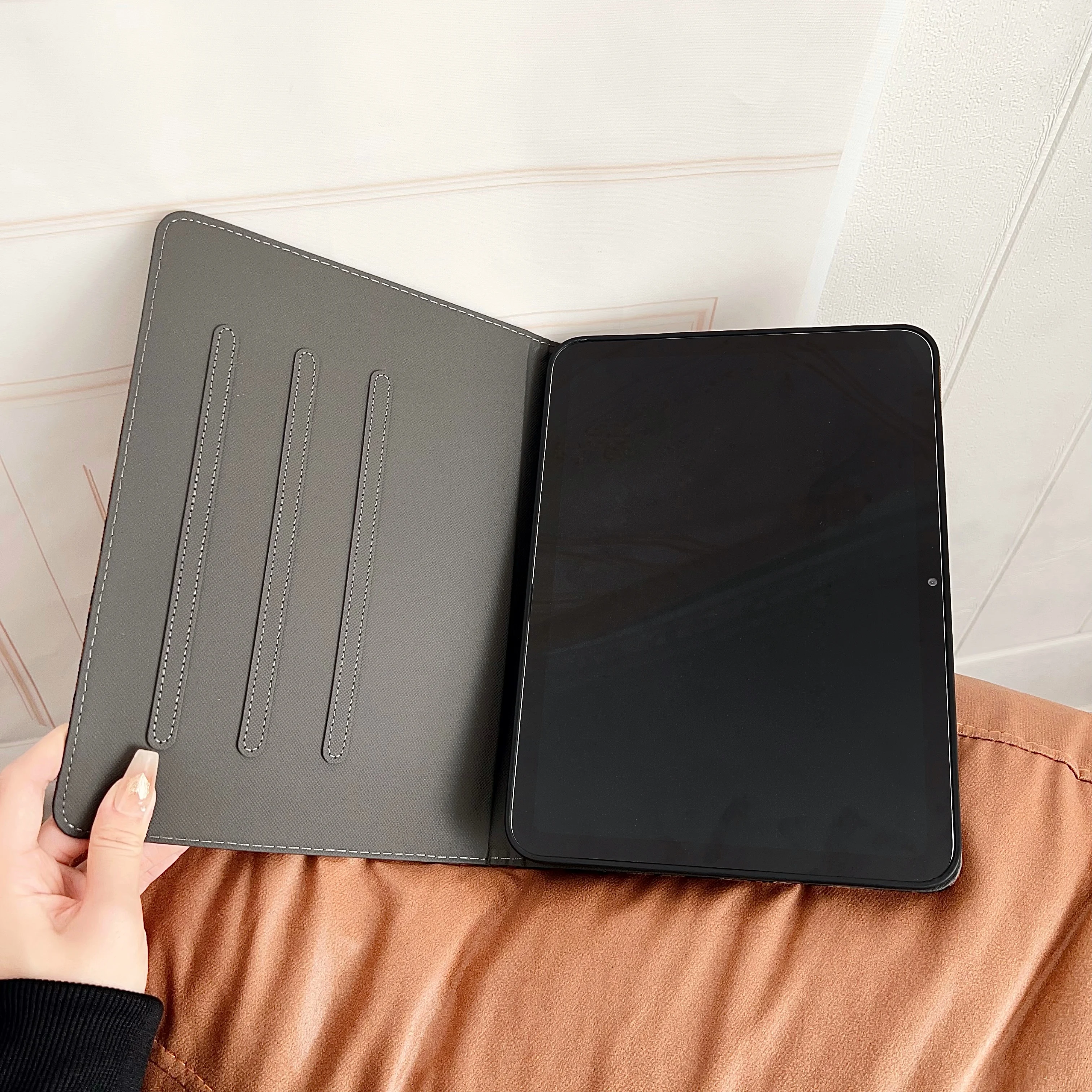 Для iPad 5 6 7 8 9 Чехол 10-го поколения Air Pro 2024 MINI 3 4 Pro 11-дюймовый кожаный чехол с леопардовым принтом, 3-кратная подставка