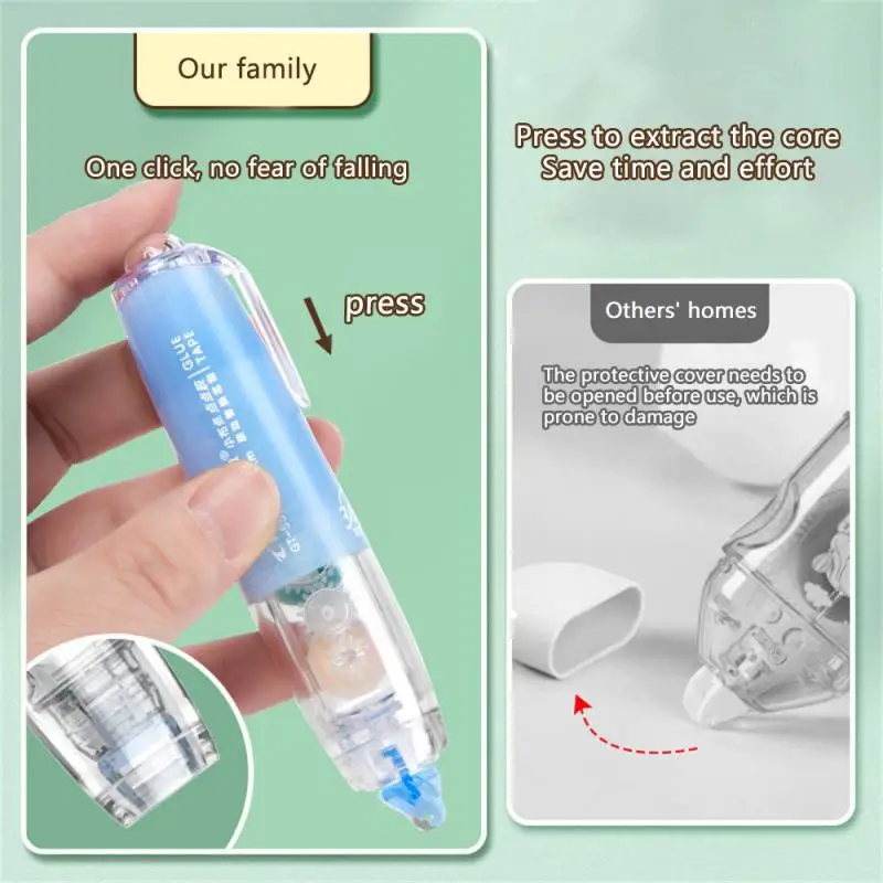 Office Supplies 360 ° Handmade Smooth Sliding Feel Comfortable Large Capacity Glue Refillable Tools Small Body Etc.