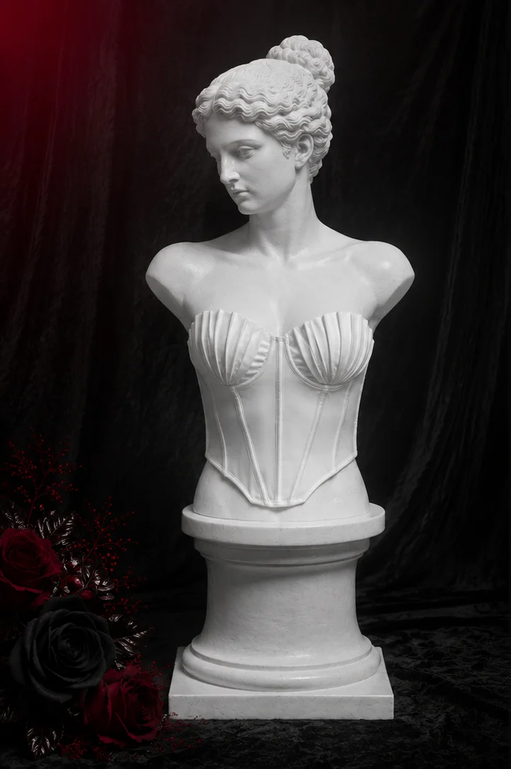 【Fragments.One Choice, No More Choices.】Retro Aesthetic Three-Dimensional Slim-Fit White Fashion Women's Tube Top for Dates