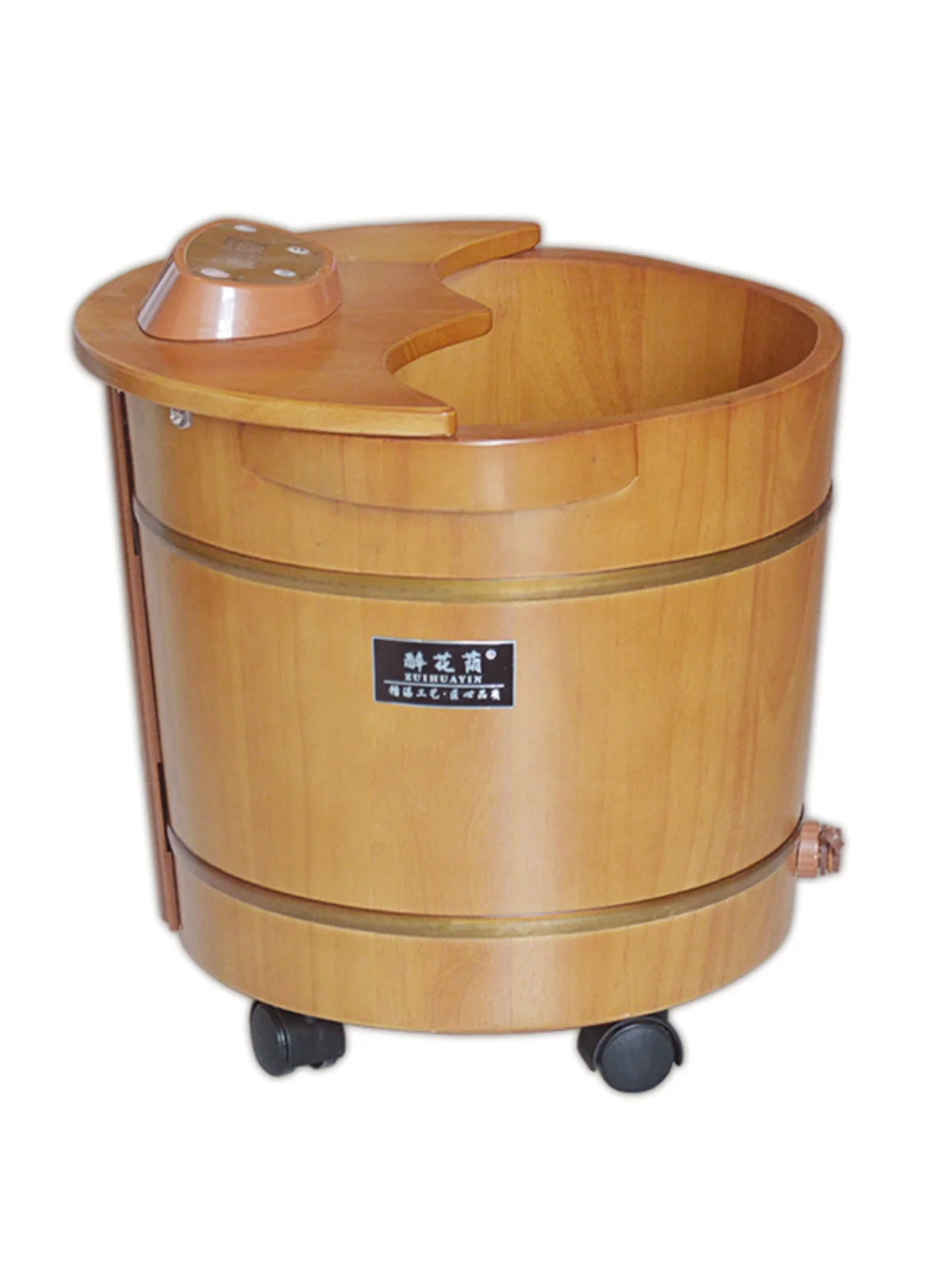 Household foot washing wooden bucket automatic calf foot therapy artifact