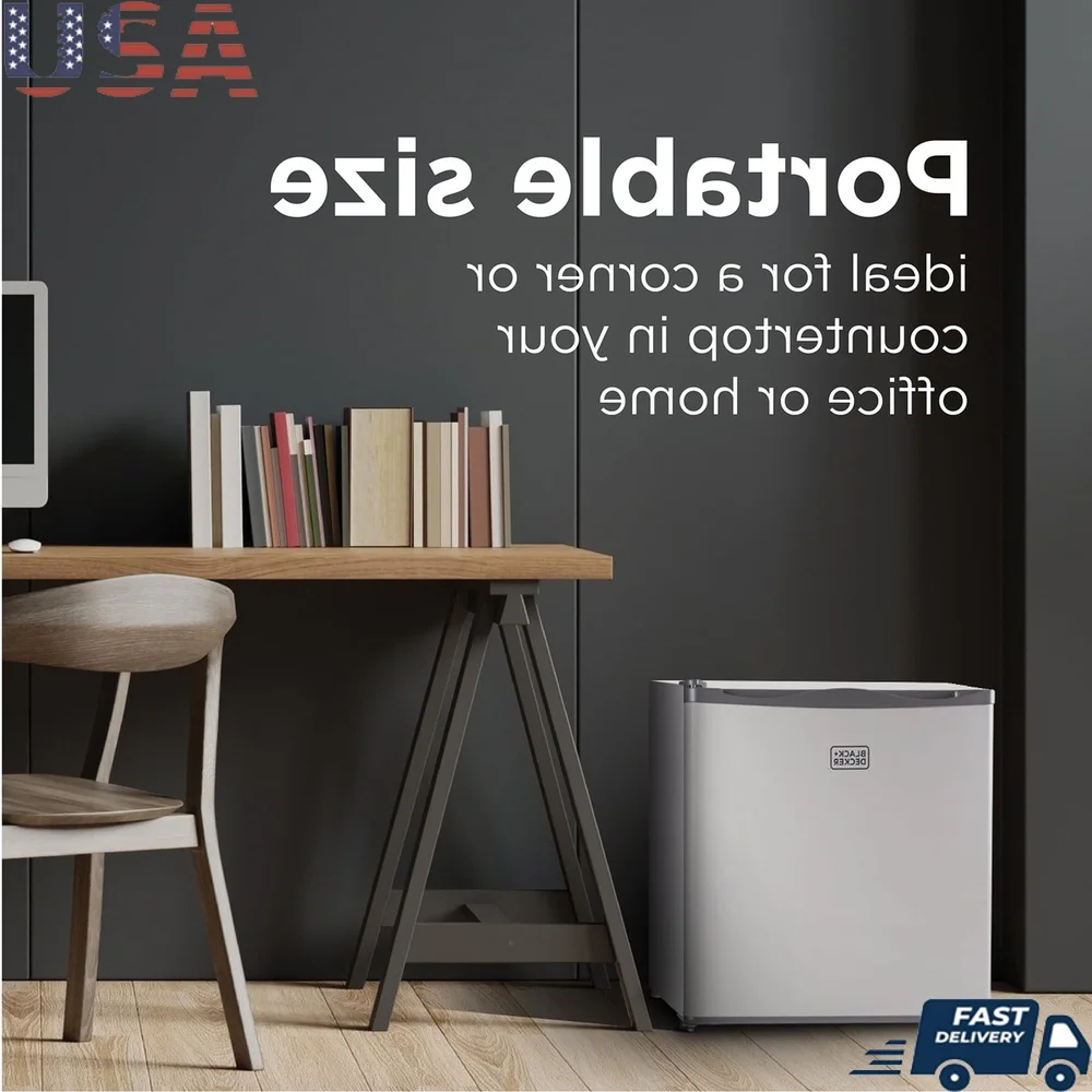 فريزر عمودي مدمج بطول 1.2 قدم مكعب، رف سلكي موفر للمساحة، درجة حرارة قابلة للتعديل، مرآب مكتب منزلي مثالي